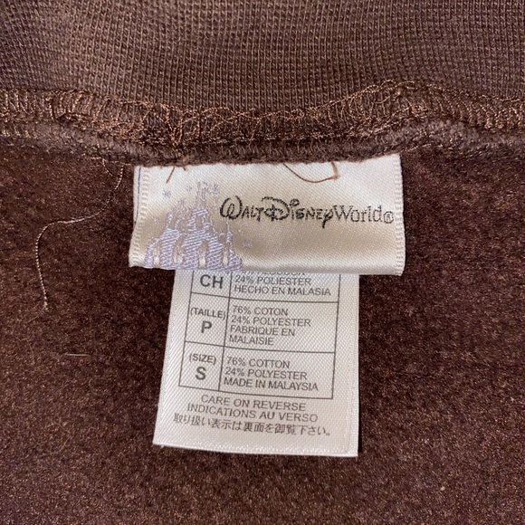 💎 Vintage Style Disney Drawstring Backpack Dark Brown - Picture 5 of 8